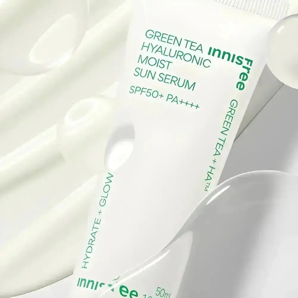 innisfree Green Tea Hyaluronic Moist Sun Serum 50ml SPF50 + PA + + + + Sunscreen