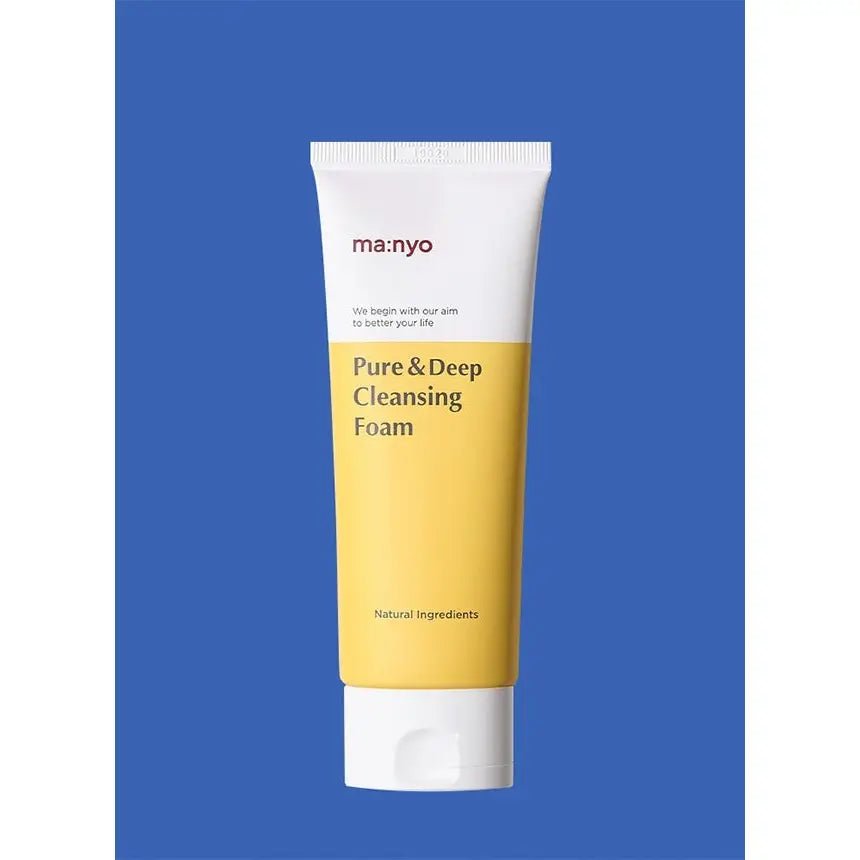 Ma:nyo Pure & Deep Cleansing Foam 200ml for All Skin Types Gentle Hydrating Cleanser 200