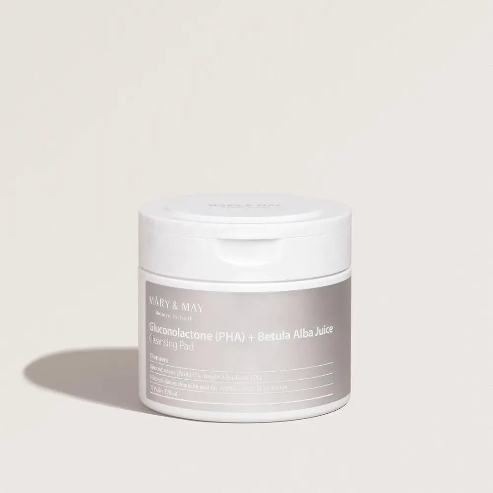 Mary&May Gluconolactone PHA Cleansing Pad for Radiant Skin - 70 pads