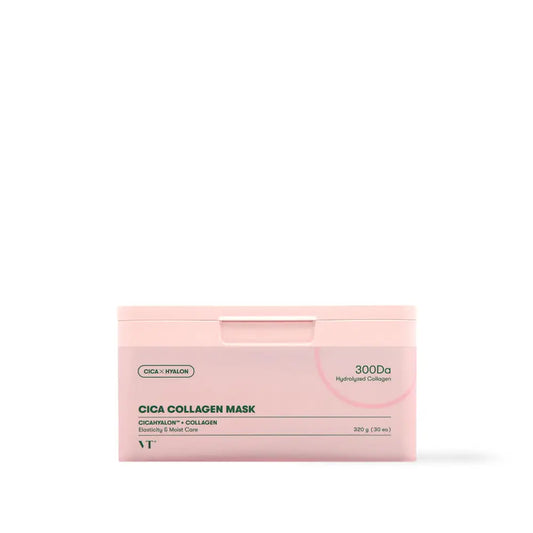 Cica Collagen Mask VT Cosmetics Soothing Skin 30 Sheets - 30ea