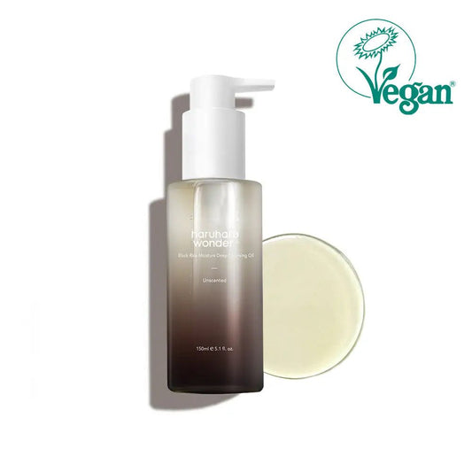 Haruharu Wonder Black Rice Moisture Deep Cleansing Oil 150ml Gentle Makeup Remover for All Skin Types - 150ml