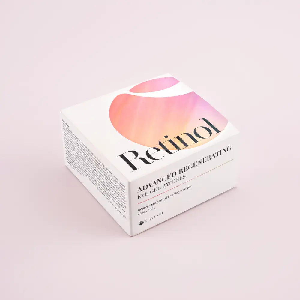 K Secret Advanced Regenerating Eye Gel Patches 60 Count 102 Gram Retinol - Eye Patches