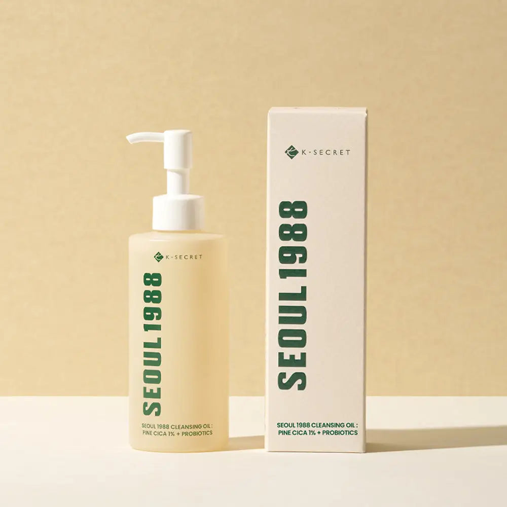 K Secret Seoul 1988 Cleansing Oil Pine Cica 1 Percent Plus Probiotics 200 Milliliters - CLEANSING OIL