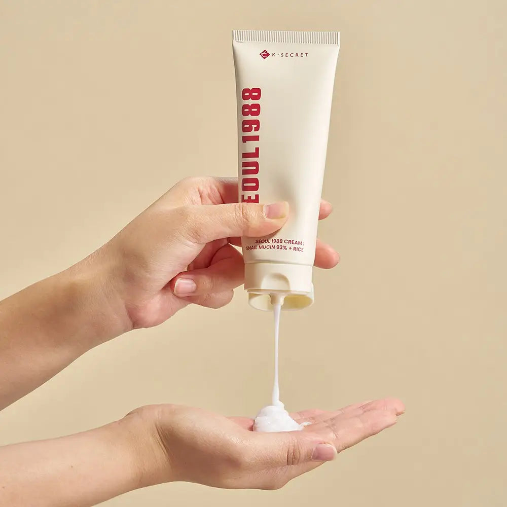 K Secret Seoul 1988 Cream Snail Mucin 93 Percent Rice 100 Milliliter - Cream