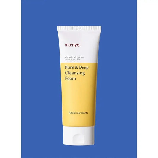 Ma:nyo Pure & Deep Cleansing Foam 200ml for All Skin Types Gentle Hydrating Cleanser 200