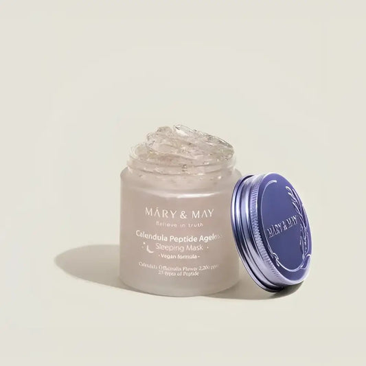 Mary&May Calendula Peptide Ageless Sleeping Mask 110g Night Care For Youthful Skin - 110g