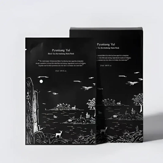 PyunkangYul Black Tea Revitalizing Mask Pack Set 25ml x 10 Pcs - 25ml x 10pcs
