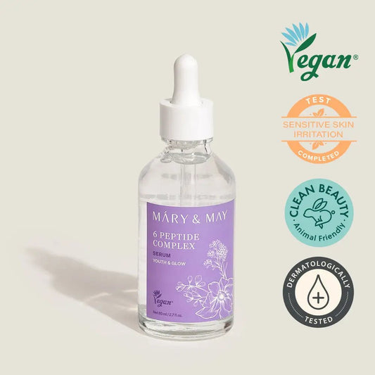 Revitalize Skin with Mary & May 6Peptide Complex Serum 80ml - 80ml