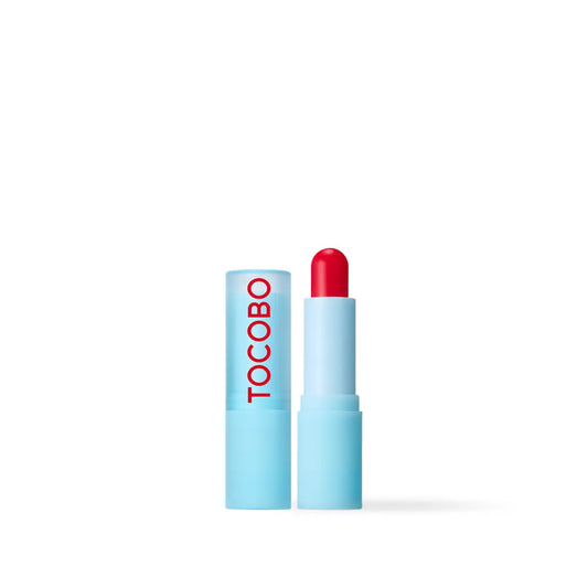 Tocobo Glass Tinted Lip Balm Trio For Moist Gloss Shine - 011 FLUSH CHERRY
