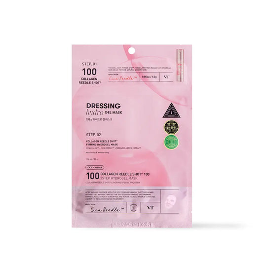 VT Cosmetics Collagen Reedle Shot 100 2 Step Hydrogel Mask - 1ea